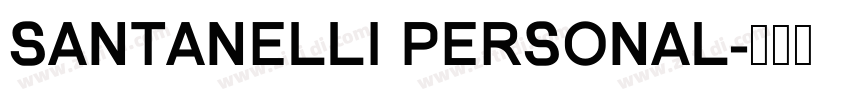 Santanelli PERSONAL字体转换